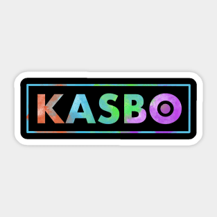 Kasbo in Colors Sticker